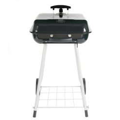 Expert Grill 17.5" Square Charcoal Grill with Wheels, Black