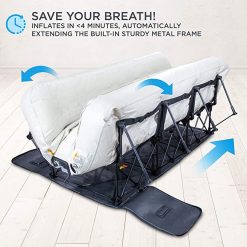Alternative view of (Special discount) Portable and fast inflating Inflatable bed with support🛏️