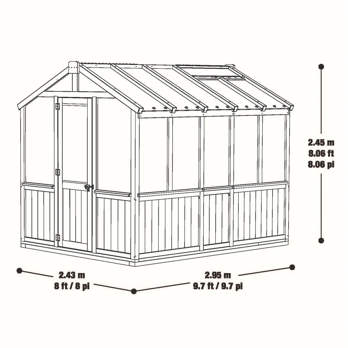 Yardistry 8′ x 10′ Greenhouse - Image 8