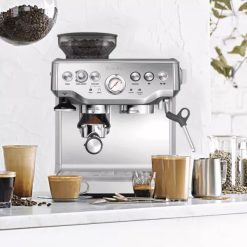 Alternative view of Express Espresso Machine, Brushed Stainless Steel, Coffee machine with cappuccinatore – 15 bar – stainless steel