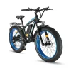 ✨Wide tire electric bike with 1000W 48V/17.5Ah removable battery 31MPH✨