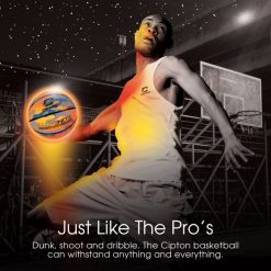 Alternative view of Cipton Basketball Light Up Rubber Basketball Official Size Ball 29.5 Inch