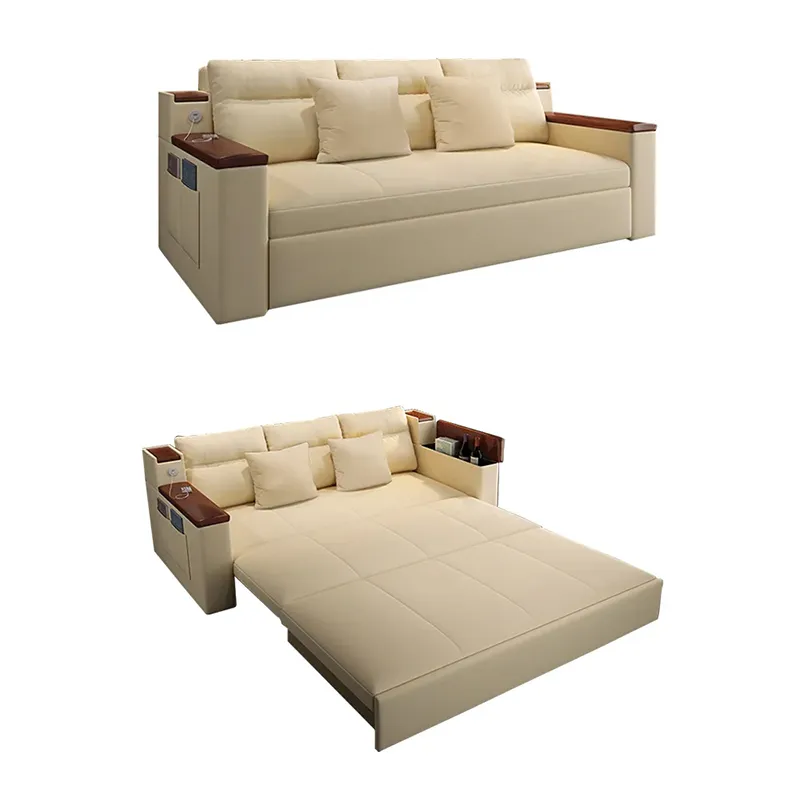 Space-saving Multi-purpose living Room Furniture Modern fabric folding sofa bed - Image 14