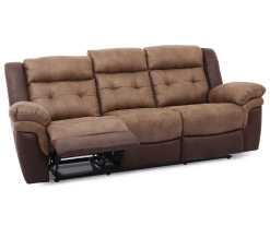 Alternative view of Mesa Brown Reclining Sofa