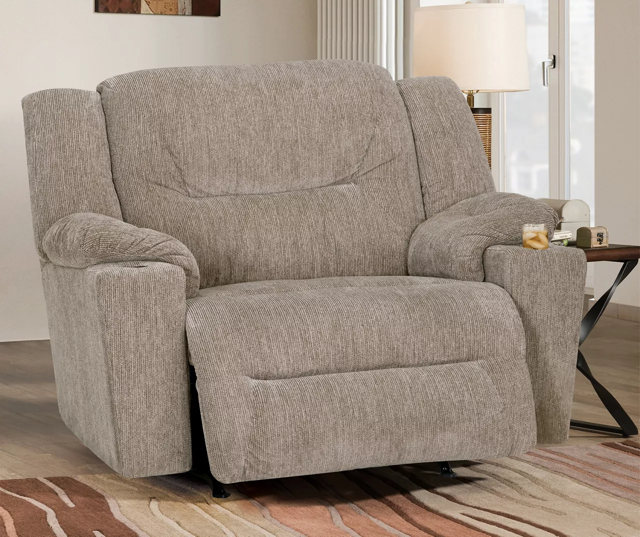 Parker Beige Recliner - Image 5