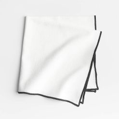 Crisp White Organic Cotton Napkin