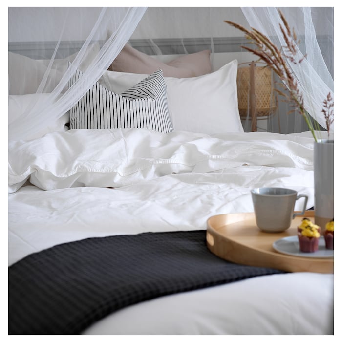 Duvet cover and pillowcase(s), white - Image 3