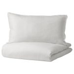 Duvet cover and pillowcase(s), white