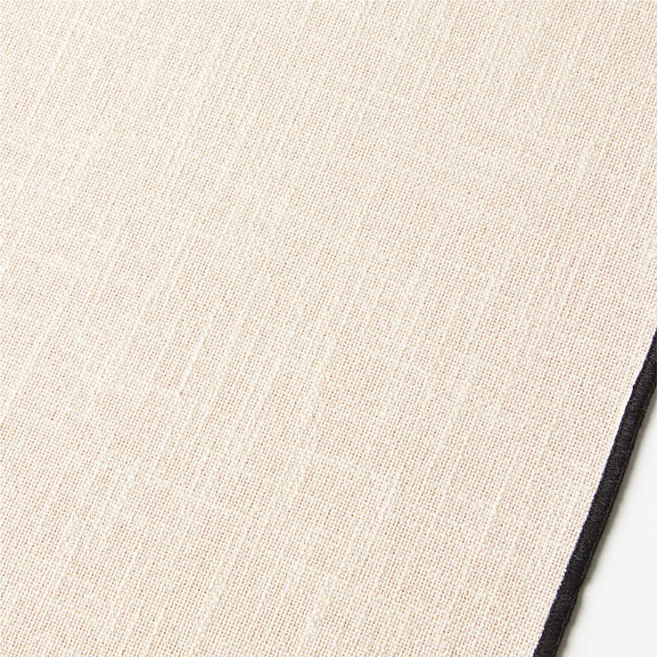 Warm Natural Organic Cotton Table Runner 90" - Image 3