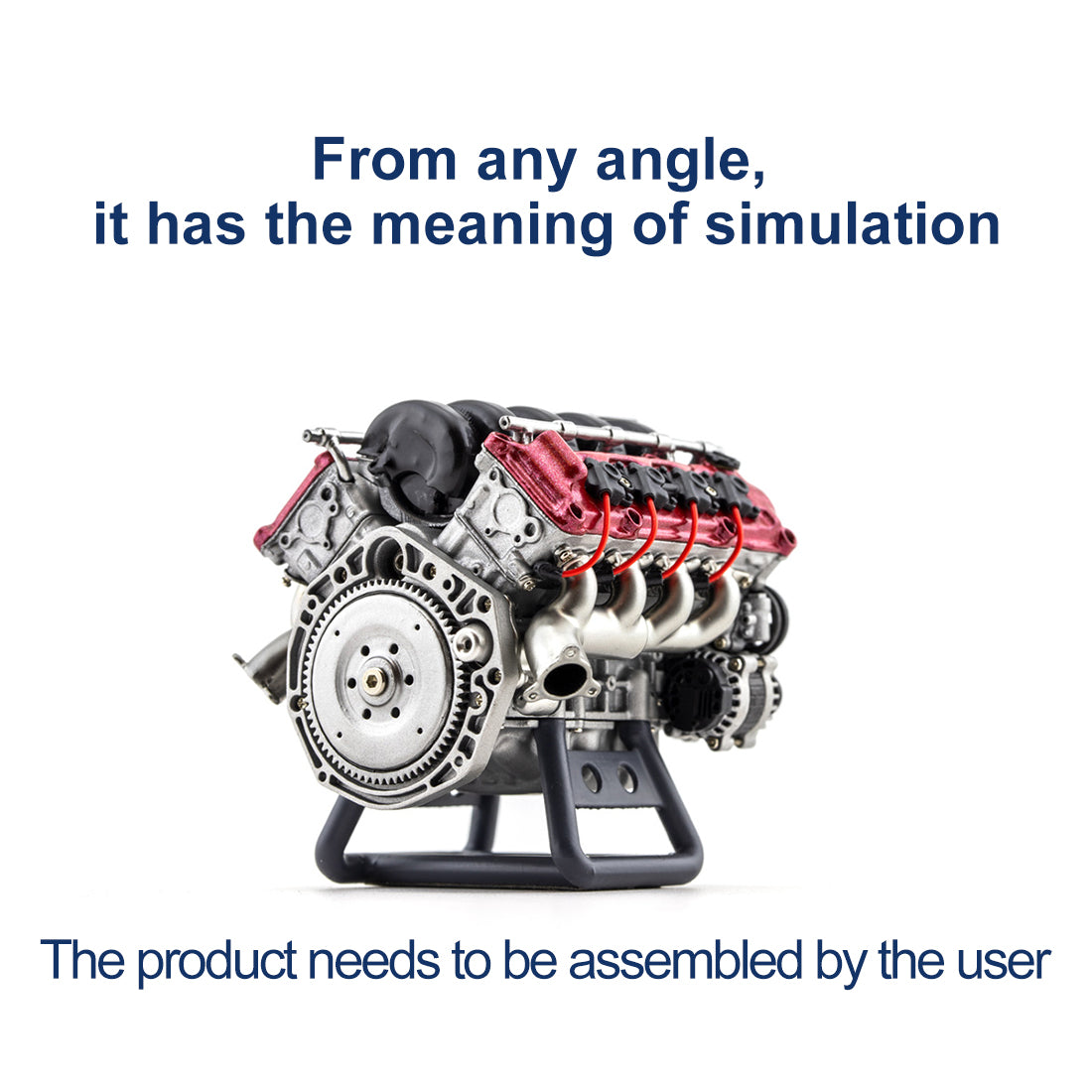 V8 Engine Model Kit that Works - Build Your Own V8 Engine - V8 Engine for Capra VS4-10 - Image 3