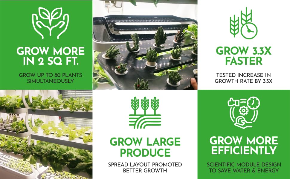 Nutraponics Hydroponics Growing System Lettuce Grow Aeroponics Aquaponics Grow Lights Tower Garden