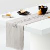 Fall Leaf Embroidered Table Runner 90"